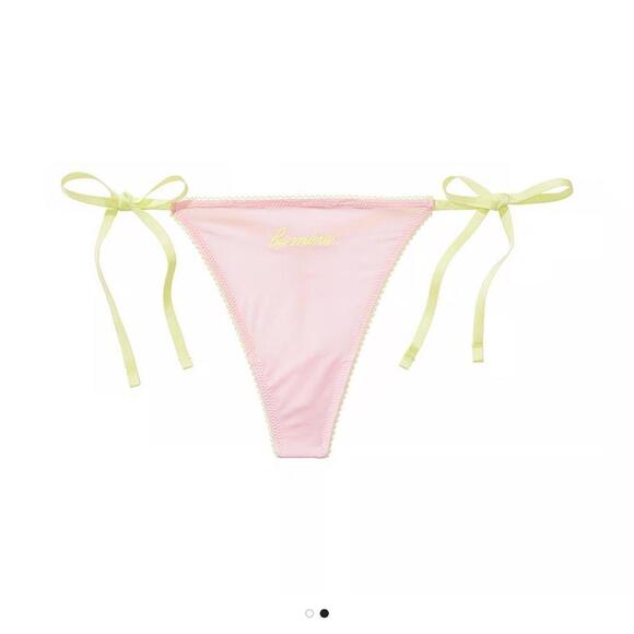 VICTORIA'S SECRET Side-Tie V-String Panty - Picture 1 of 2